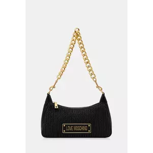 Love Moschino poseta de piele culoarea negru, JC4357PP0L imagine