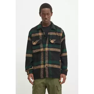 Vans camasa barbati, culoarea negru, cu guler clasic, regular, VN000JVDBLK1 imagine