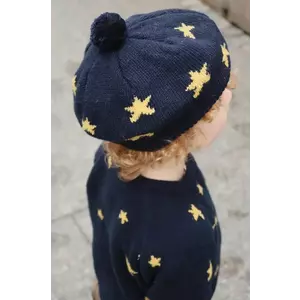 Konges Sløjd BELOU KNIT BERET culoarea albastru marin, de lana, KS101893 imagine