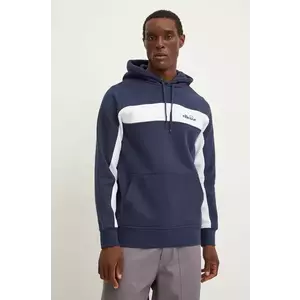 Ellesse bluza VIERIAN barbati, culoarea albastru marin, cu glugă, modelator, SHX20953 imagine