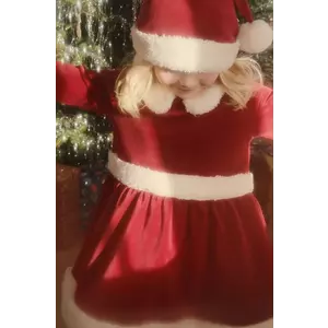 Konges Sløjd rochie CHRISTMAS DRESS GRS culoarea rosu, mini, evazată, KS101924 imagine