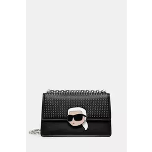 Karl Lagerfeld poseta de piele culoarea negru, 246W3027 imagine