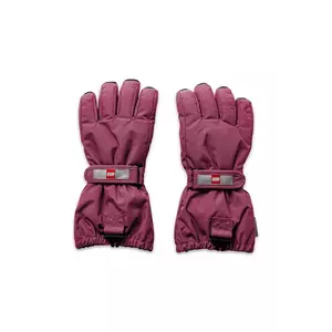 Lego Wear mânuși de schi pentru copii culoarea maro imagine