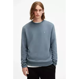 AllSaints hanorac de bumbac RAVEN CREW barbati, neted, M037NB imagine