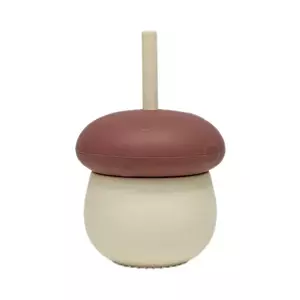 OYOY cană cu capac Mushroom 220 ml imagine