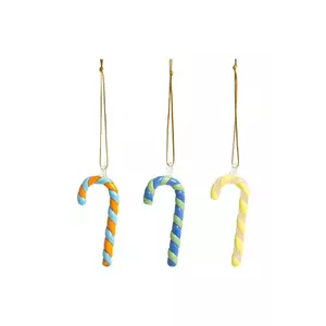 &k amsterdam pandantiv decorativ candy cane 3-pack imagine