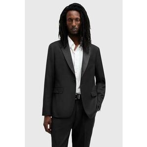 AllSaints sacou din lana TISBURY culoarea negru, M029QB imagine