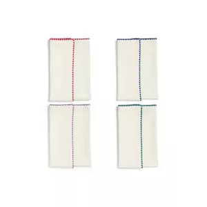 &k amsterdam set de servetele de bumbac zigzag 4-pack imagine