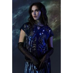 Medicine tricou din bumbac femei, culoarea verde imagine