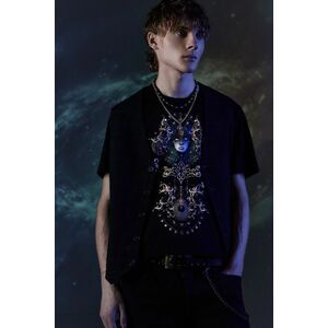 Medicine tricou din bumbac culoarea negru, cu imprimeu imagine