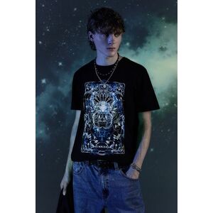 Medicine tricou din bumbac culoarea negru, cu imprimeu imagine