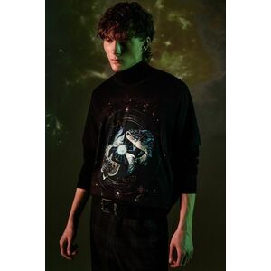 Medicine tricou din bumbac barbati, culoarea albastru marin, modelator imagine