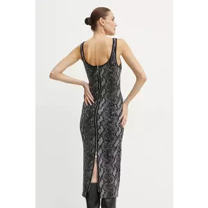 MICHAEL Michael Kors rochie culoarea gri, midi, dreaptă, MF482KGF58 imagine