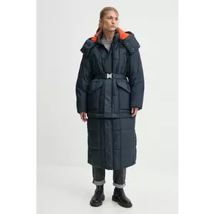 G-Star geacă femei, culoarea bleumarin, de iarna, oversize, D25232-B958 imagine