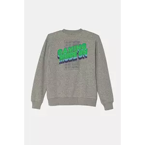 United Colors of Benetton bluza copii culoarea gri, melanj, 3PANC504M imagine