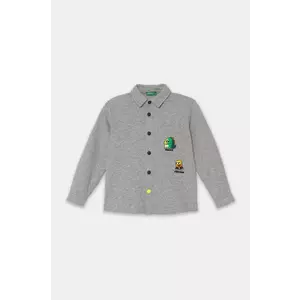 United Colors of Benetton camasa copii culoarea gri, 5LKLGQ02C imagine