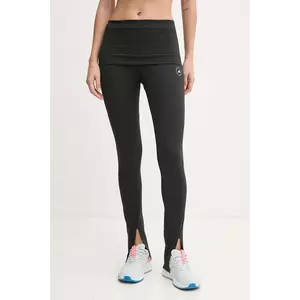 adidas by Stella McCartney leggins de antrenament TrueStrength culoarea negru, uni, IW0515 imagine