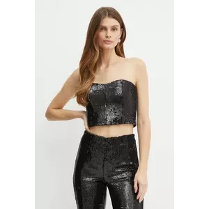 Marella top culoarea negru, neted, 2423946082200 imagine