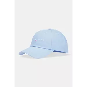 Tommy Jeans șapcă de baseball din bumbac cu imprimeu, AW0AW16868 imagine