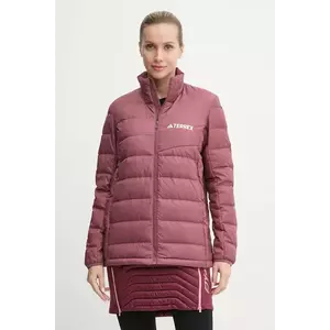 adidas TERREX geacă sport din puf Multi culoarea rosu, de tranzitie, JE6713 imagine