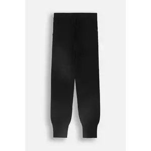 Coccodrillo pantaloni de trening pentru copii culoarea negru, neted, MYSTIC NATURE GIRL JUNIOR imagine