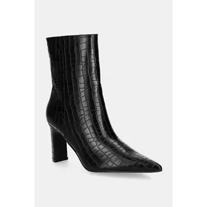 Answear Lab botine femei, culoarea negru, cu toc drept imagine