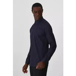 Medicine camasa barbati, culoarea violet, regular imagine