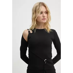 Heliot Emil longsleeve femei, culoarea negru, AW24.W.13.071.BLK01 imagine