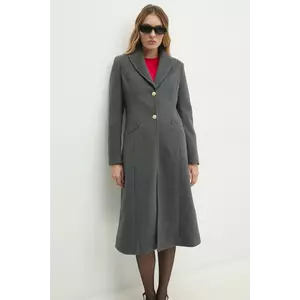 Answear Lab palton femei, culoarea gri, de tranzitie imagine