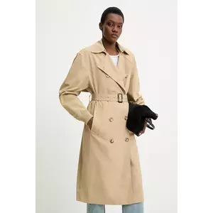 Answear Lab trenci femei, culoarea bej, de tranzitie imagine