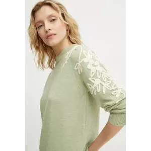 Answear Lab pulover femei, culoarea verde imagine