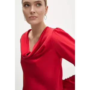 Answear Lab bluza femei, culoarea rosu, neted imagine