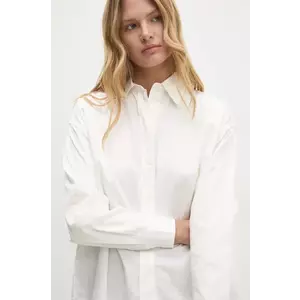 Answear Lab cămașă femei, culoarea alb, cu guler clasic, relaxed imagine