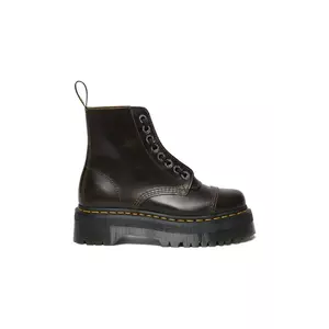 Dr. Martens bocanci de piele Sinclair femei, culoarea maro, cu platforma, DM31993302 imagine