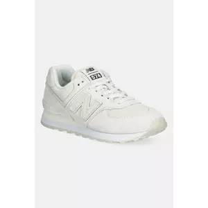 New Balance sneakers din piele intoarsă 574 culoarea bej, WL574HJ2 imagine