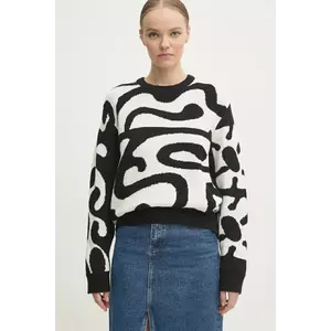 Volcom pulover femei, culoarea alb, călduros, B0732411 imagine