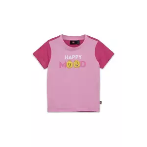 Lego tricou de bumbac pentru copii LWTANO 628 culoarea roz, 12011336 imagine