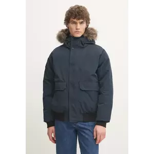 Superdry geaca barbati, culoarea albastru marin, de iarna, M5011930A-98T imagine