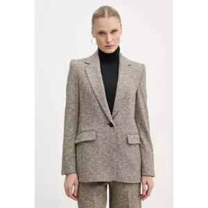 Drykorn sacou culoarea maro, un singur rand de nasturi, modelator, 138374 82317 imagine