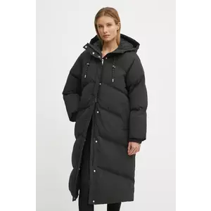 Boss Orange geaca femei, culoarea negru, de iarna, oversize, 50535645 imagine