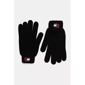 Tommy Jeans manusi de bumbac culoarea negru, AM0AM13333 imagine