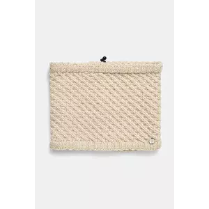 Roxy fular impletit Blizzard femei, culoarea bej, neted, ERJAA04286 imagine