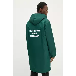 Drôle de Monsieur geaca La Parka Slogan barbati, culoarea verde, de tranzitie, E-CT137-PA014-DGN imagine