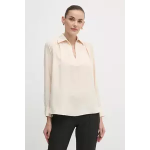 Artigli bluza femei, culoarea bej, neted, ACBL000529 imagine