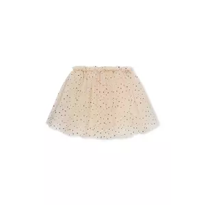 Konges Sløjd fusta fete FAIRY BALLERINA SKIRT GRS culoarea bej, mini, evazati, KS101968 imagine