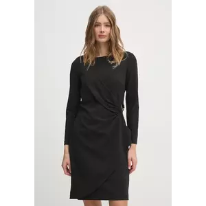 Dkny rochie culoarea negru, mini, dreaptă, DD4H1242 imagine