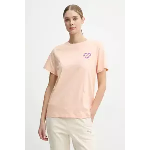 Champion tricou din bumbac femei, culoarea portocaliu, 117497 imagine