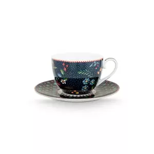 Pip Studio ceasca si farfurioara Berry Blues 280 ml imagine