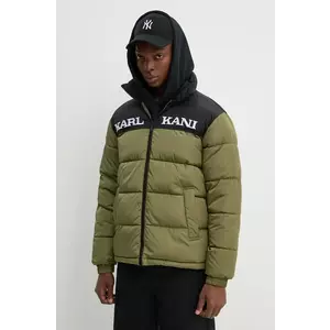 Karl Kani geacă bărbați, culoarea verde, de iarnă, 60760012 imagine