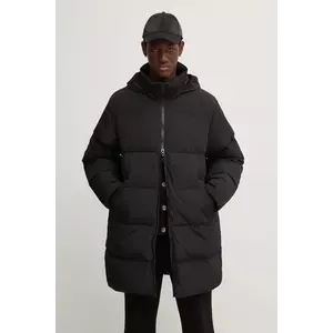 Diesel geacă de puf W-RAVEEL-LONG bărbați, culoarea negru, de iarnă, A14402.0GHBZ imagine